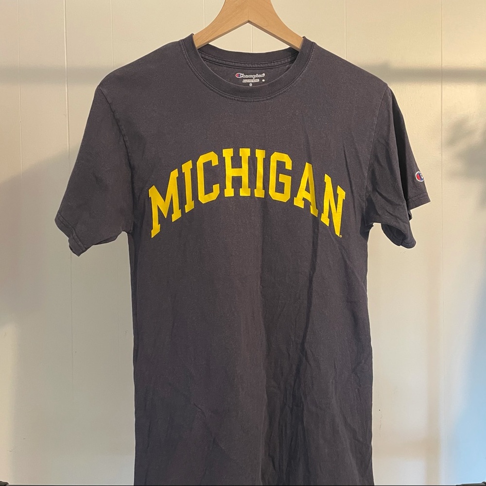 champion university of michigan tshirt